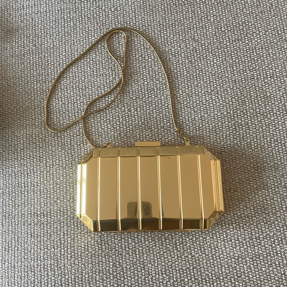 Gold handbag